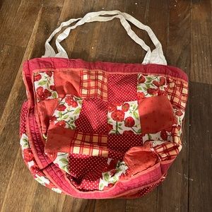 Red Patchwork Bag